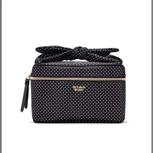 Victoria’s Secret Navy Micro Dot Train Travel Case